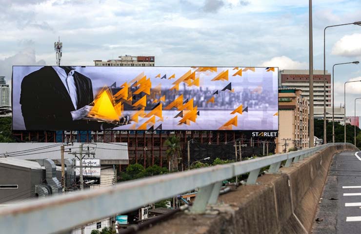 991㎡ outdoor P16 billboard led screen in Bangkok,Thailand